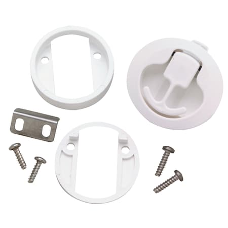 Seachoice 2" Diameter White Slam Latch 35521